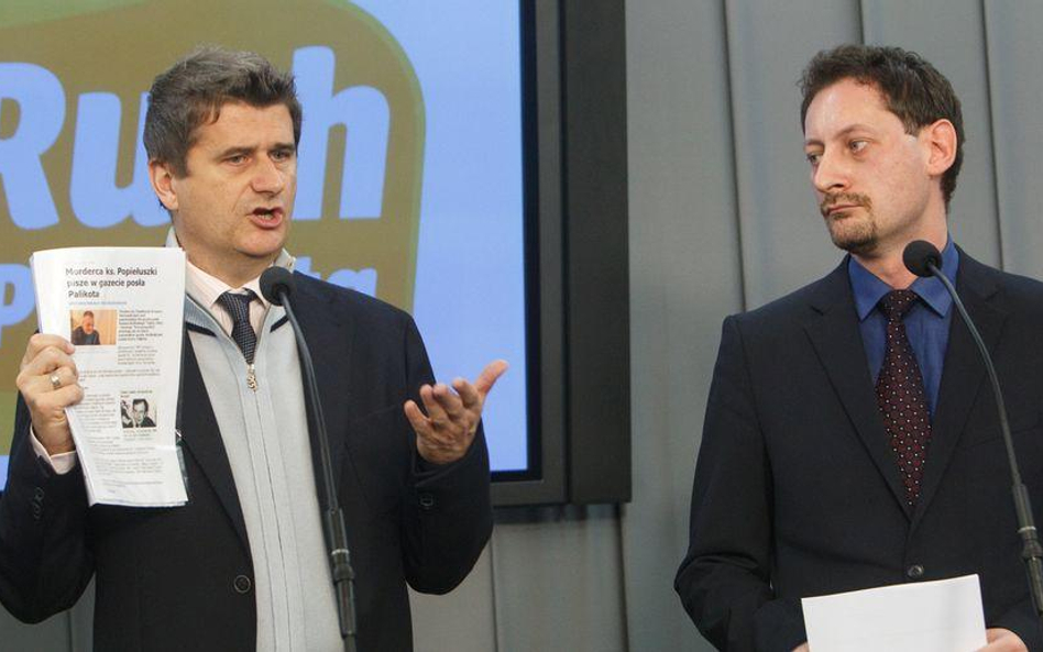 Janusz Palikot i Armand Ryfiński