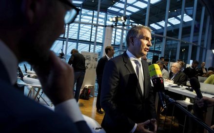 Prezes Carsten Spohr podkreślał nowoczesność znaku i linii lotniczej