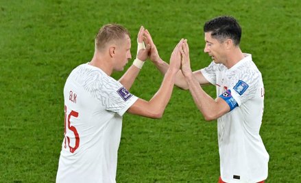 Kmil Glik i Robert Lewandowski. Oby mieli sobie czego gratulować po meczu