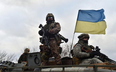 Ukraińscy żołnierze na pierwszej linii