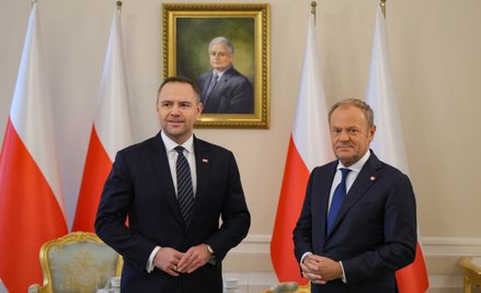 Karol Nawrocki i Donald Tusk