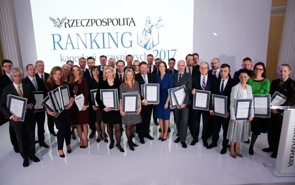 Laureaci XV Rankingu Kancelarii Prawniczych "Rzeczpospolitej"