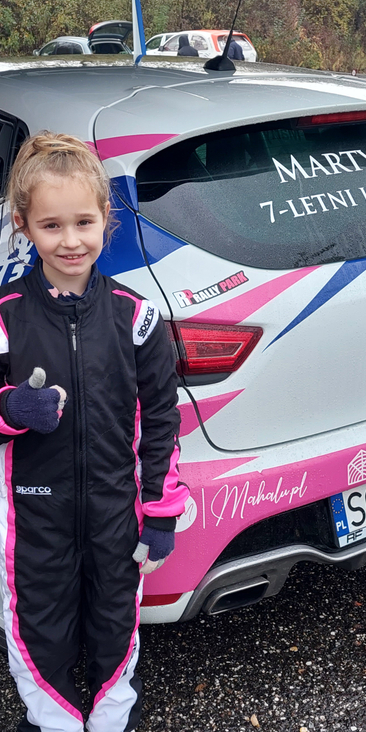 Martyna Błanik - najmłodsza uczestniczka wyścigów samochodowych w Polsce