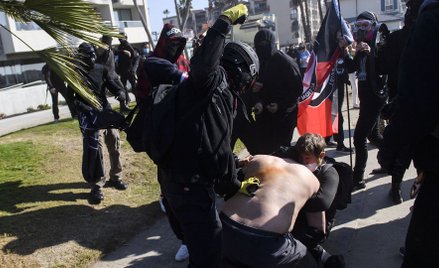 Zwolennicy i przeciwnicy Trumpa starli się w San Diego