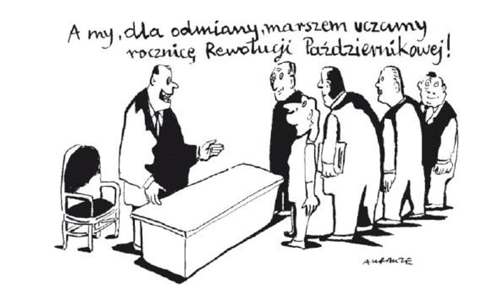 Komentarz rysunkowy. A my, dla odmiany