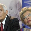 Hanna Trojanowska , pełnomocnik rządu do spraw energetyki atomowej, i Jerzy Buzek, przewodniczący Pa
