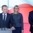Donald Tusk i Rafał Trzaskowski w czasie konferencji prasowej w 2013 roku