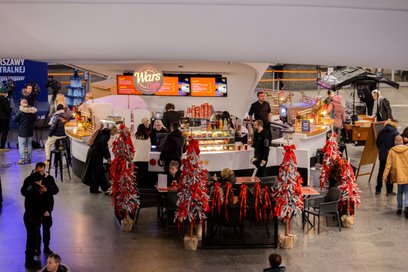 Oferta Wars Café na Dworcu Centralnym została specjalnie skomponowana pod kątem funkcjonowania w ruc