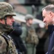 Prezydent Andrzej Duda podczas wizyty w batalionie dowodzenia 21 Brygady Strzelców Podhalańskich w R