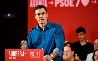Premier i lider socjalistycznej PSOE Pedro Sanchez
