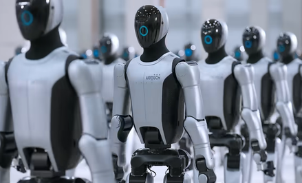 Chiny stawiają na najbardziej zaawansowane roboty humanoidalne. Na zdjęciu: humanoidy Walker S2
