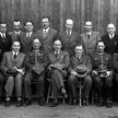 Zarząd TS Wisła w 1936 r. Drugi od prawej stoi Roman Wilczyński, którego wspomnienia rzuciły całkowi
