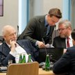 Posłowie Konfederacji Janusz Korwin-Mikke, Krzysztof Bosak i Grzegorz Braun