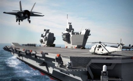 HMS Książę Walii, jednostka tej samej klasy co HMS Królowa Elżbieta