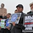 Protesty przeciwko obrażaniu uczuć muzułmanów przez "Charlie Hebdo" odbyły się m.in. w Kirgistanie