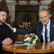 Prezydent Ukrainy Wołodymyr Zełenski i premier Donald Tusk