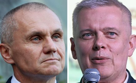 Gen. Roman Polko, były dowódca GROM-u, orasz minister koordynator służb specjalnych Tomasz Siemoniak