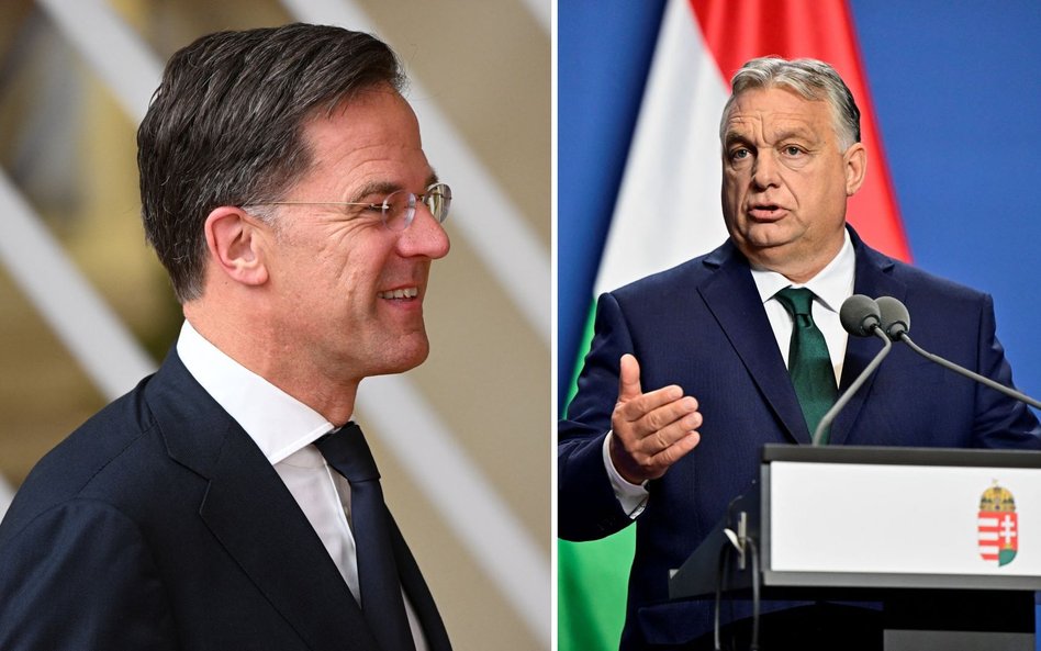 Mark Rutte i Viktor Orban