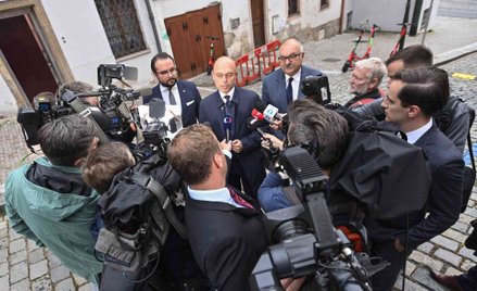 Wiceminister spraw zagranicznych Paweł Jabłoński i minister środowiska Michał Kurtyka