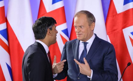 Rishi Sunak i Donald Tusk