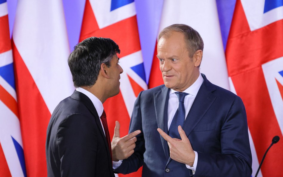 Rishi Sunak i Donald Tusk