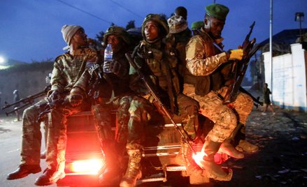 Bojownicy M23 w Gomie