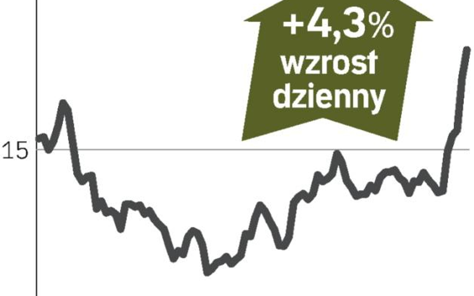 Nowy kontrakt winduje kurs