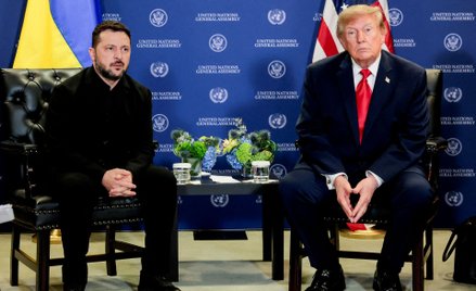 Wołodymyr Zełenski i Donald Trump