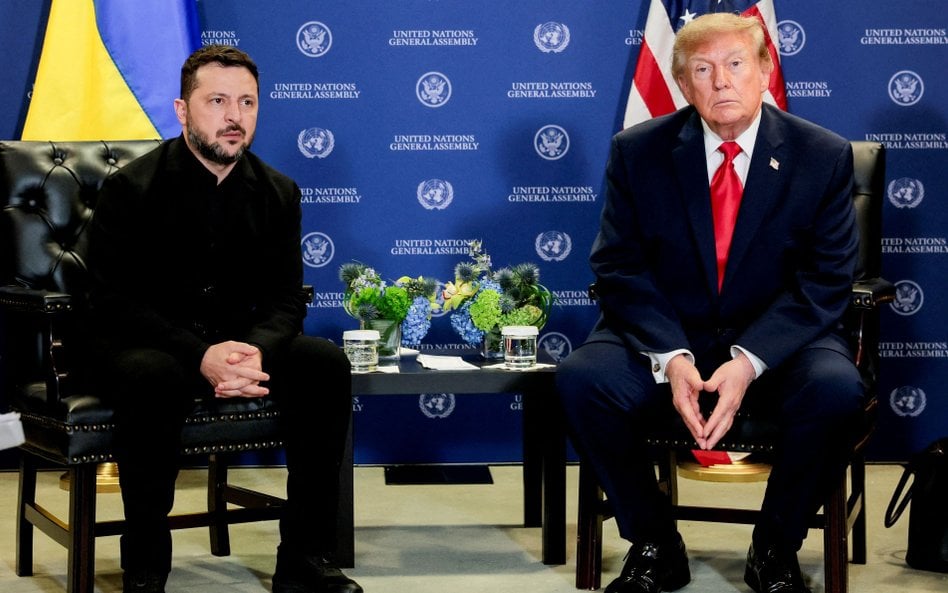 Wołodymyr Zełenski i Donald Trump