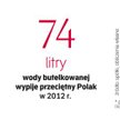 Woda jest najczęściej kupowanym napojem bezalkoholowym w Polsce. W ubiegłym roku, według firmy Niels