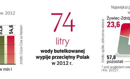 Woda jest najczęściej kupowanym napojem bezalkoholowym w Polsce. W ubiegłym roku, według firmy Niels