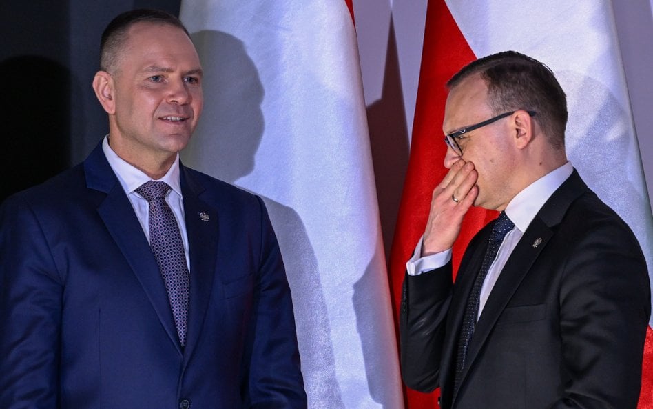 Karol Nawrocki i Rafał Leśkiewicz