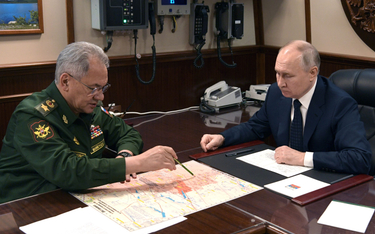 Prezydent Rosji Władimir Putin spotkał się z ministrem obrony Siergiejem Szojgu