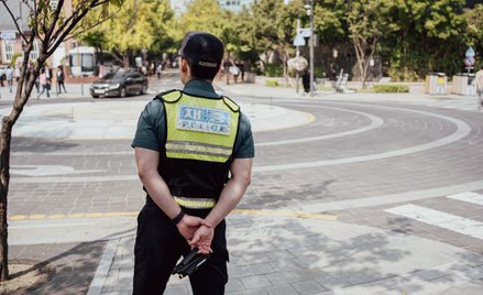 Policjant z Korei Południowej