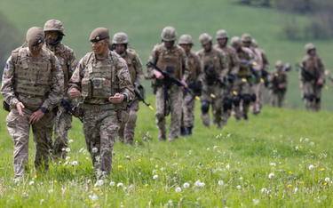 Ukraińscy żołnierze w czasie szkolenia w Wielkiej Brytanii