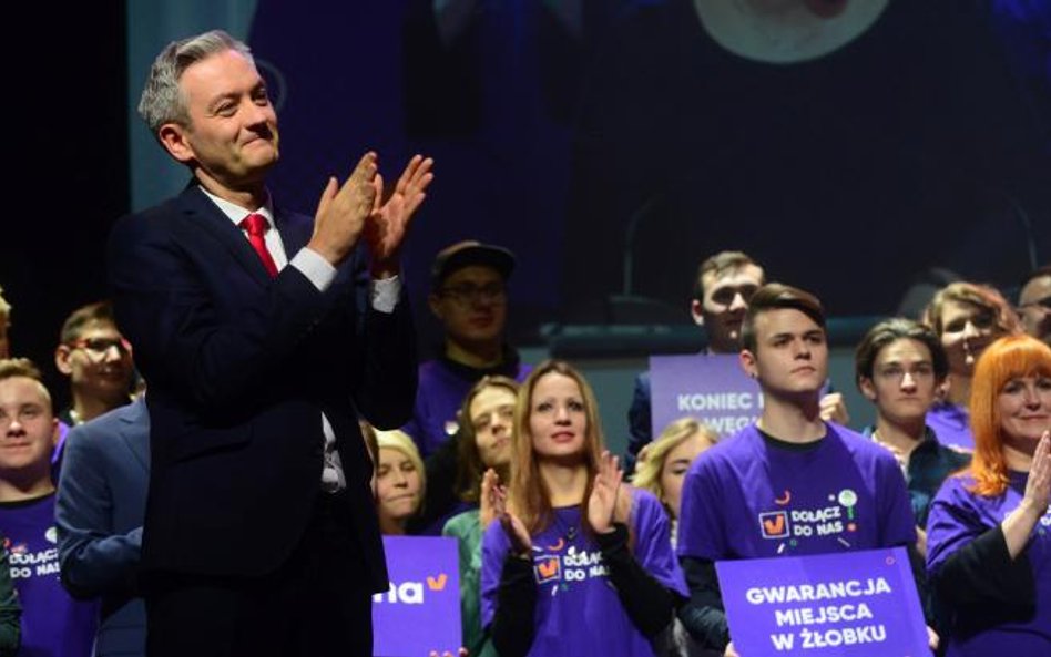 Problemy Wiosny. Z kim Robert Biedroń pójdzie do wyborów?
