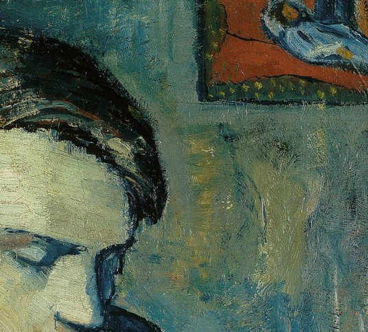 Pablo Picasso „Portret Mateu Fernándeza de Soto” (1901) © Kolekcja Oskara Reinharta