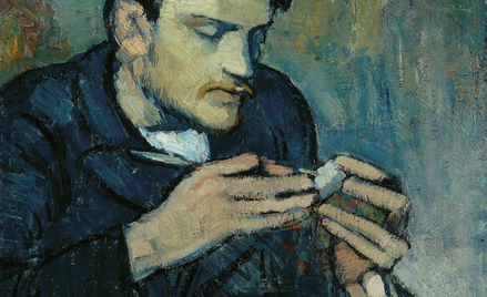 Pablo Picasso „Portret Mateu Fernándeza de Soto” Pabla Picassa (1901) © Kolekcja Oskara Reinharta
