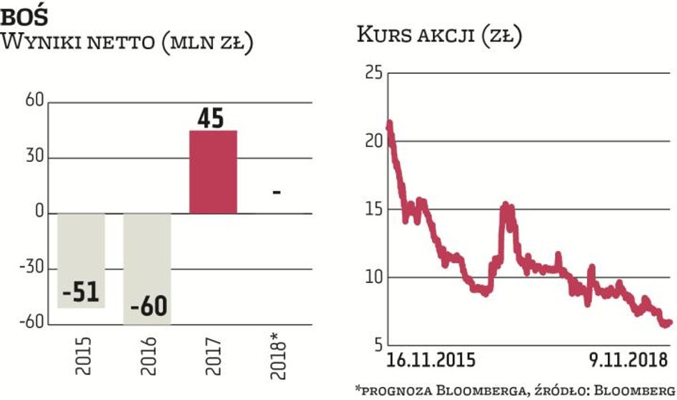 BOŚ od lat boryka się z niską rentownością i państwo w ostatnich dwóch latach zasiliło go 700 mln zł
