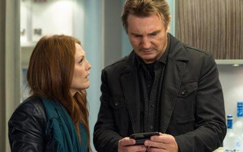 Julianne Moore i Liam Neeson, gwiazdy filmu „Non Stop”