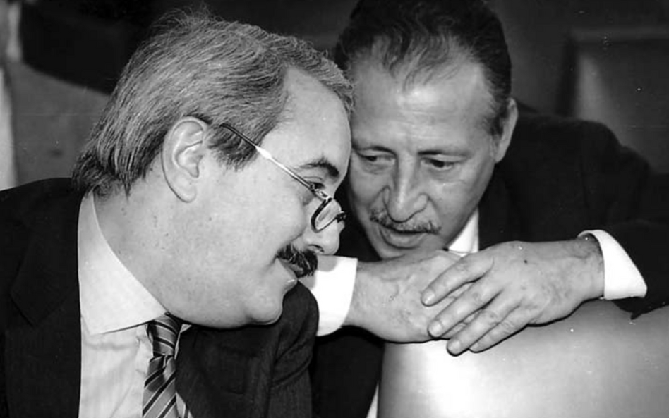 Sędziowie Giovanni Falcone i Paolo Borselino