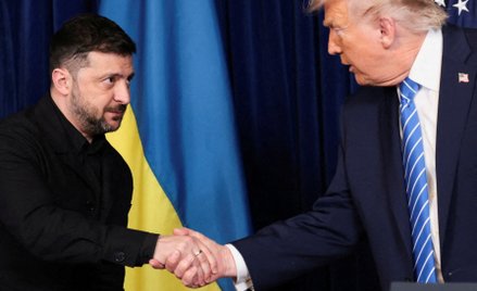Wołodymyr Zełenski i Donald Trump