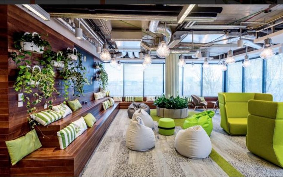 Nowe biuro informatycznej firmy Sage w warszawskim Eurocentrum Office Complex