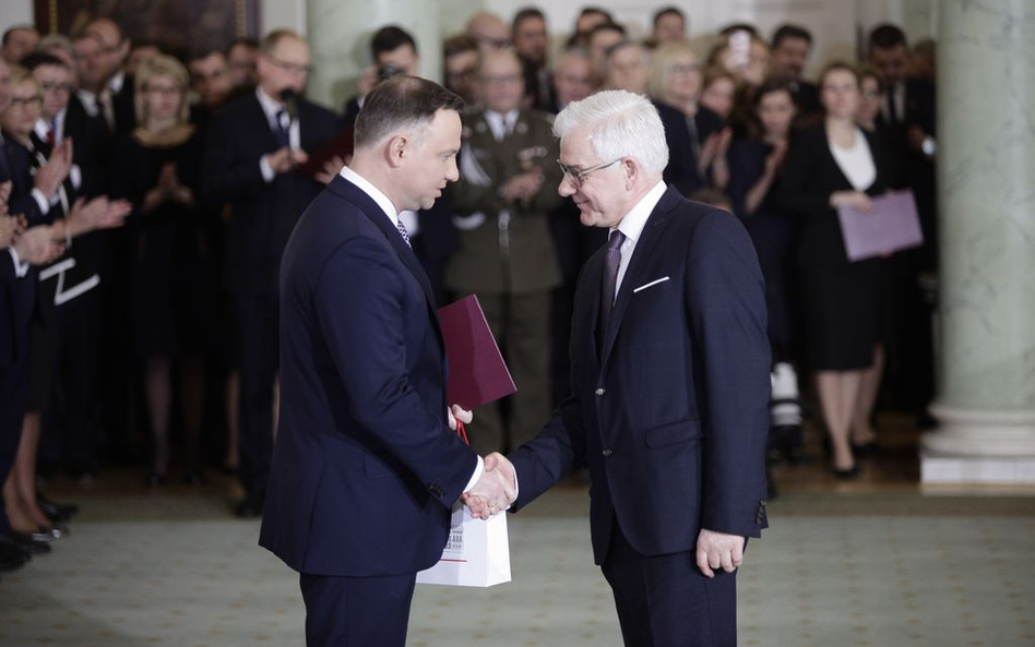 Zaprzysiężenie Jacka Czaputowicza