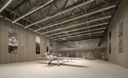 Projekt hangaru to dzieło kijowskiej pracowni architektonicznej +kouple.