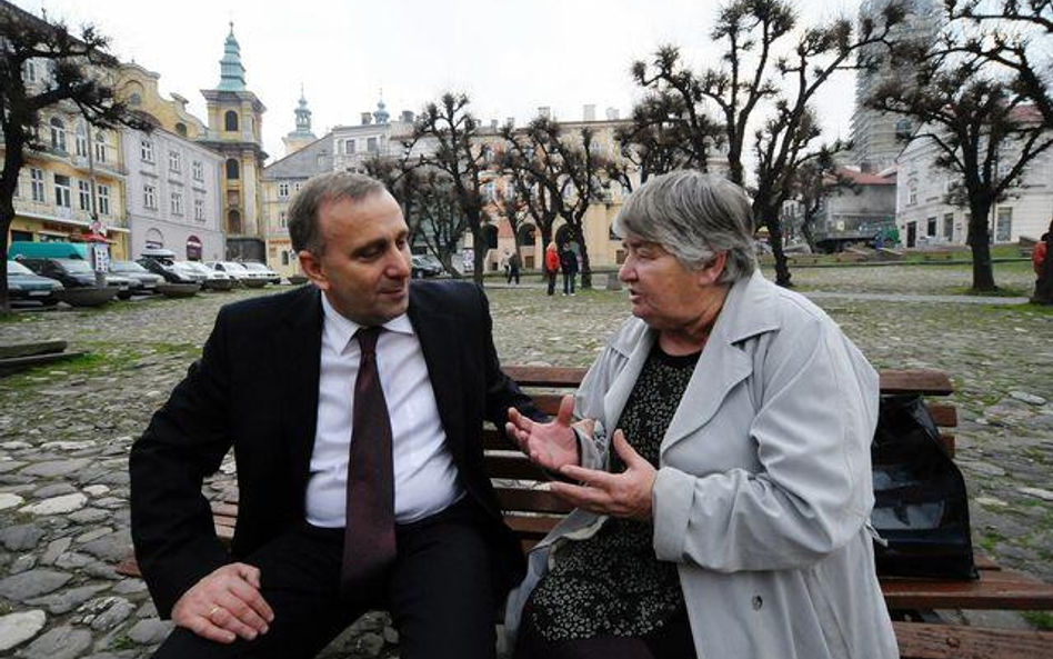 Grzegorz Schetyna (PO) krytykowany jest za konfrontacyjny styl uprawiania lokalnej polityki. Na zdję