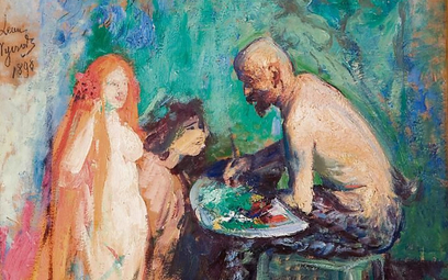 Leon Wyczółkowski namalował „Portret satyryczny Jacka Malczewskiego”. Dzieło należało do wybitnego k