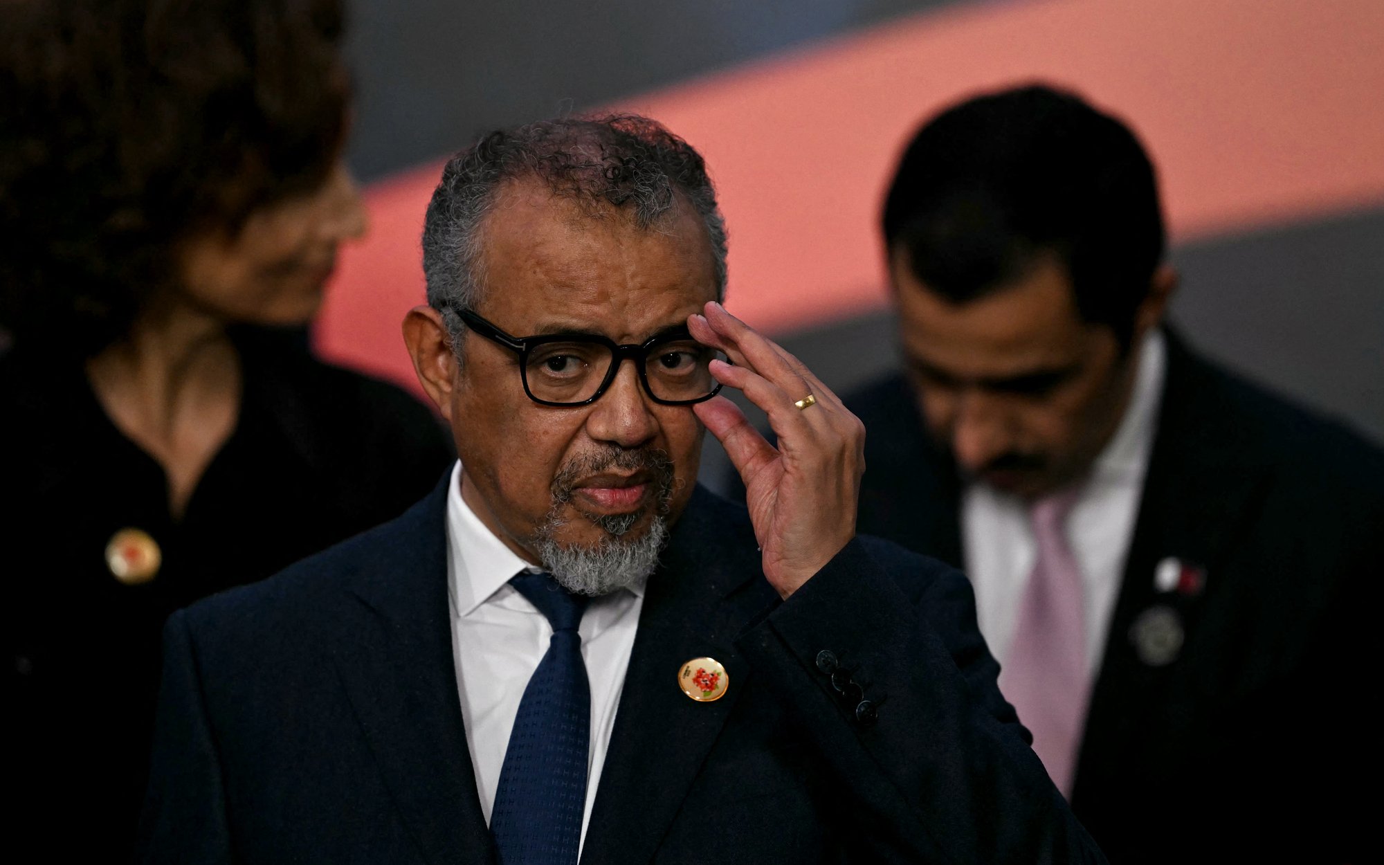 Tedros Adhanom Ghebreyesus felt unwell at the G20 Summit and was taken to hospital