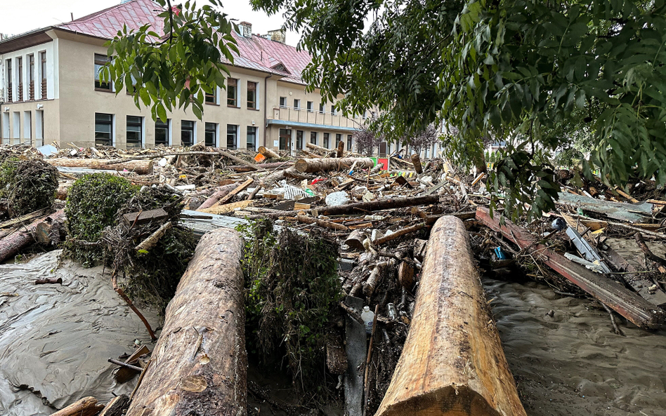 Zniszczenia w zalanych Głuchołazach