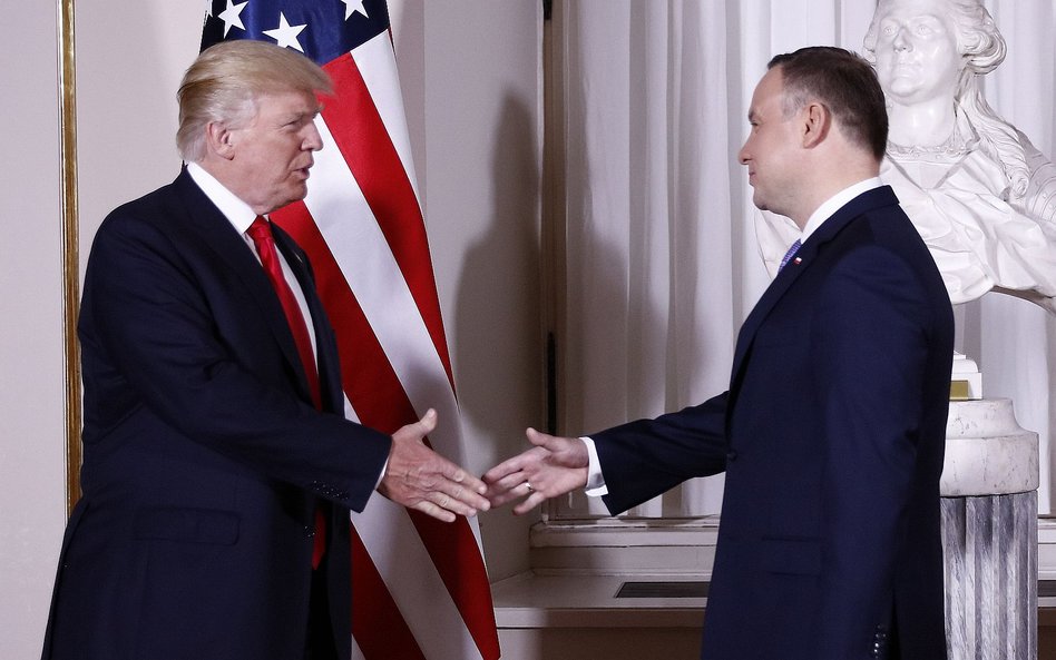 Donald Trump i Andrzej Duda